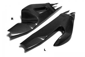  Swingenprotektor - Paar Aprilia RSV4/R 2021+ , Tuono V4 R 2021+ - CARBON TWILL GLOSSY