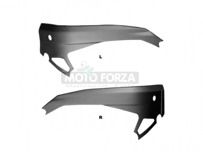 Rahmenschützer - Paar - Aprilia RS660 2021+ , Tuono 660 2021+ -CARBON PLAIN MATT