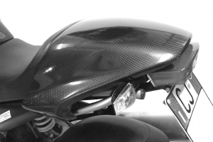 Ducati Monster / S2,S4 1993-2008 - Soziussitz Abdeckung - CARBON plain - glossy