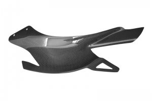 Ducati 848-1098-1198 Schwingarm Deckel Carbon  Plain Glossy