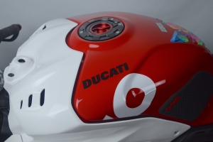 Ducati 1000 1100 V4/V4S/V4R Panigale 2023-2024 Tankabdeckung - vorne, GFK auf Motorrad