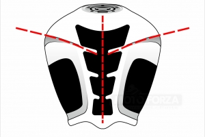 20290W/N - Ochranná folie - Stomp grids - Tank pads - Pár