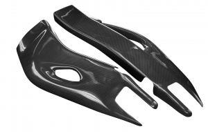 Honda CBR 1000RR 2008-2016 - CARBON  PLAIN GLOSSY- Swingenprotektor - Paar