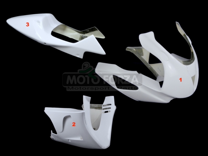 Honda VTR 1000 SP1,SP2 RC51 2000-2006 Komplettsatz 3-teilig racing OP, GFK