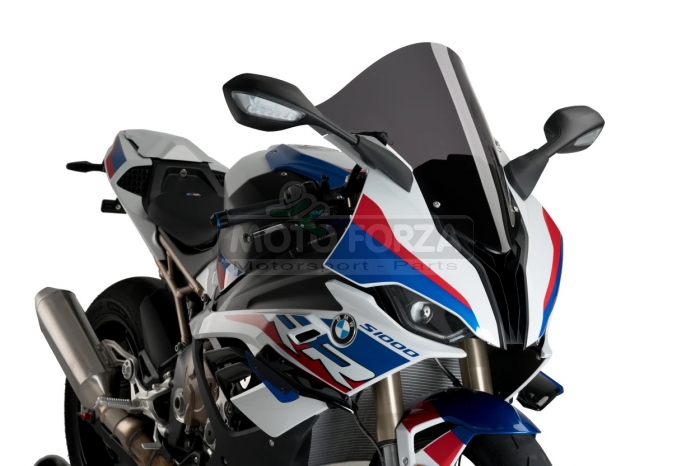 3641 - BMW S1000RR 2019-2025 - Plexi PUIG - racing Double Bubble - R-RACER