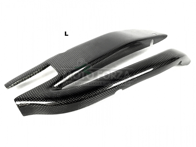 Swing arm cover L - carbon