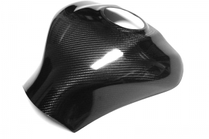 Kawasaki ZX-10R Ninja 2011-2015 Tankabdeckung - hinten - CARBON twill glossy