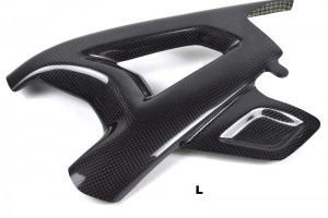 Kawasaki ZX-10R Ninja 2011-2015 Swingenprotektor - L CARBON inkl. Shark guard