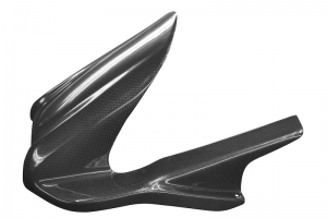 Suzuki GSX-R 600,750 2004-2005 Kotflügel hinten mit Katten Protektor- CARBON PLAIN GLOSSY