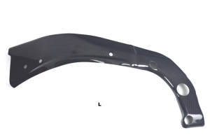 Yamaha YZF R-6 2006-2016 - Rahmenschützer - Paar -  CARBON PLAIN glossy