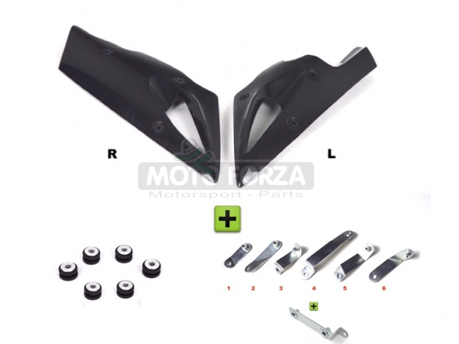 Yamaha, FZ8 / Fazer, 2010-14 / Bugspoiler - SET , CARBON